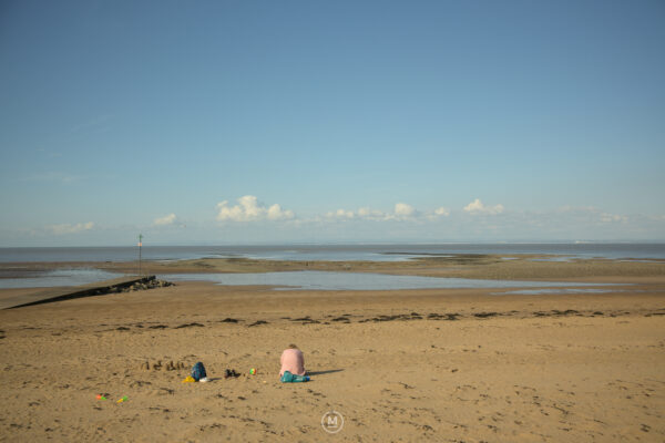 Resting by the Sea at Low Tide