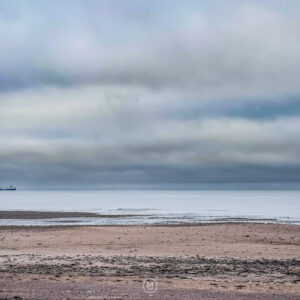 Solitary Ship on a Calm Sea