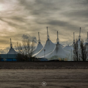 Winter Stillness: Sunrise Over Butlins Minehead