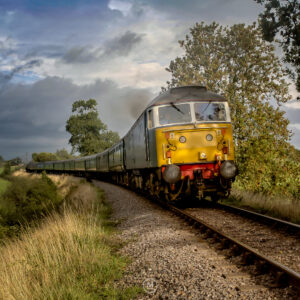 Class 47 on the West Somerset Railway