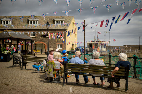 Harbour Seats in Summer Light