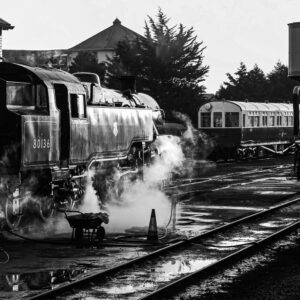 Raising Steam at Minehead