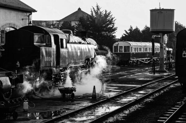Raising Steam at Minehead
