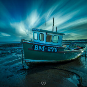 Low Tide, Working Boat, Minehead Harbour
