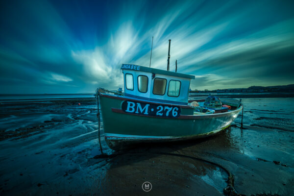 Low Tide, Working Boat, Minehead Harbour