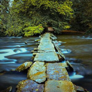 Tarr Steps: Ancient Stone Path Over Exmoor’s Whispering River