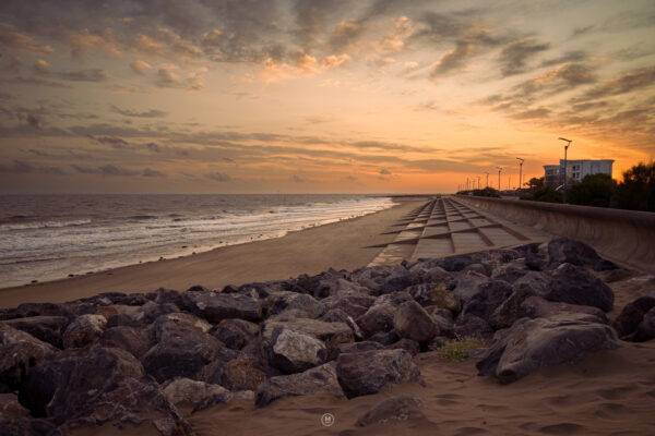 Sunset Serenity at Minehead Shore