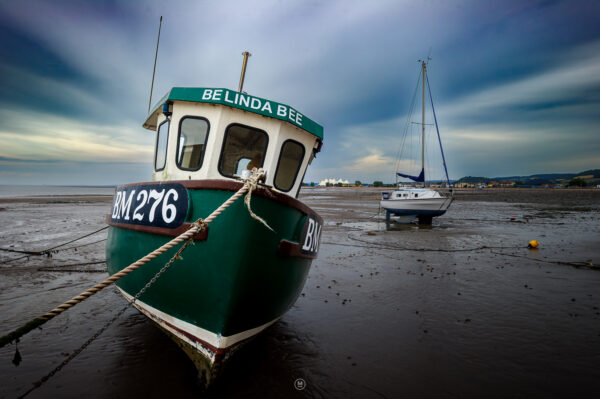 Belinda Bee at Dawn: A Quiet Morning in Minehead Harbour
