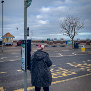 Winter Wait: A Quiet Moment at Minehead Station