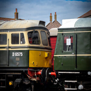 Diesel Duet at Minehead: Resting on the Rails