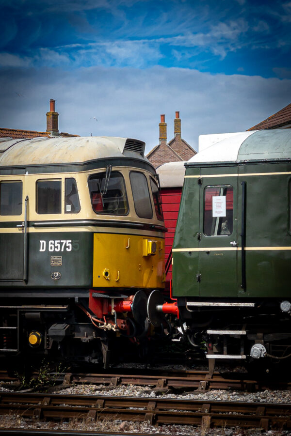 Diesel Duet at Minehead: Resting on the Rails