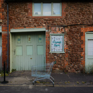 Forgotten Trolley: A Quiet Street in Minehead