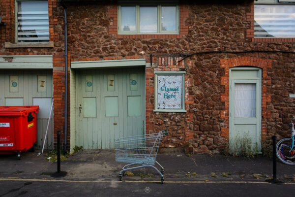 Forgotten Trolley: A Quiet Street in Minehead